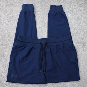 Under Armour Joggers Pants Mens XL Blue UA Sportstyle Elite Stretch Sweatpants